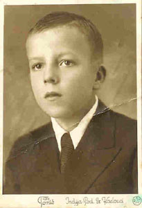 Attending school in Stara Pazova, Sept 1, 1939